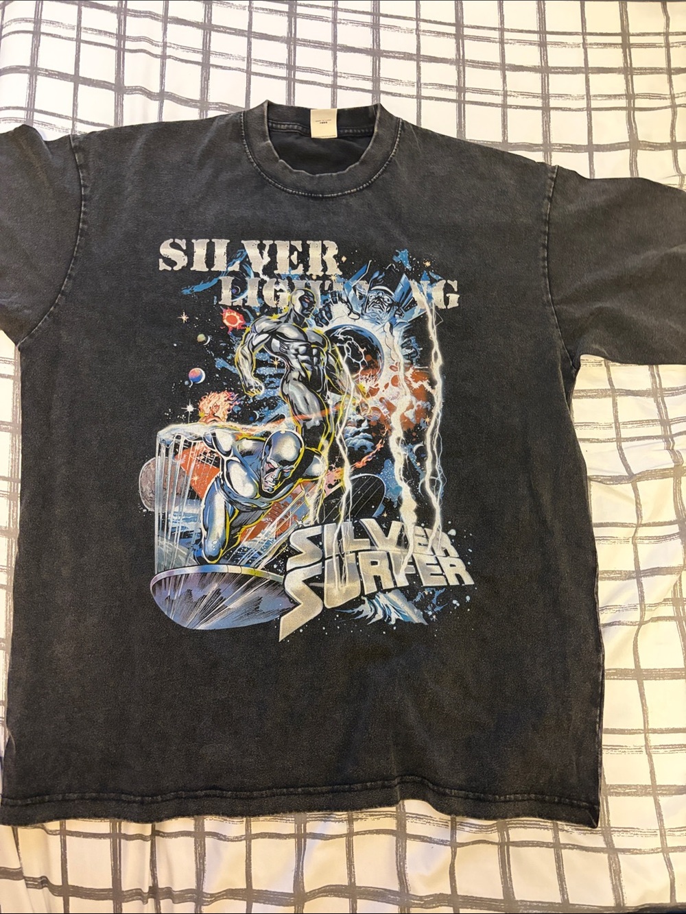 Silver Surfer Graphic Tee - Black